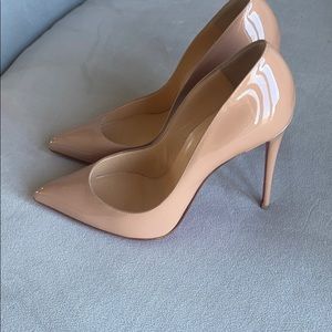 Christian Louboutin nude heels